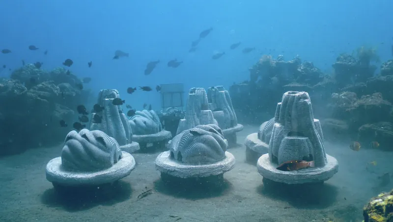 Memorial coral reef