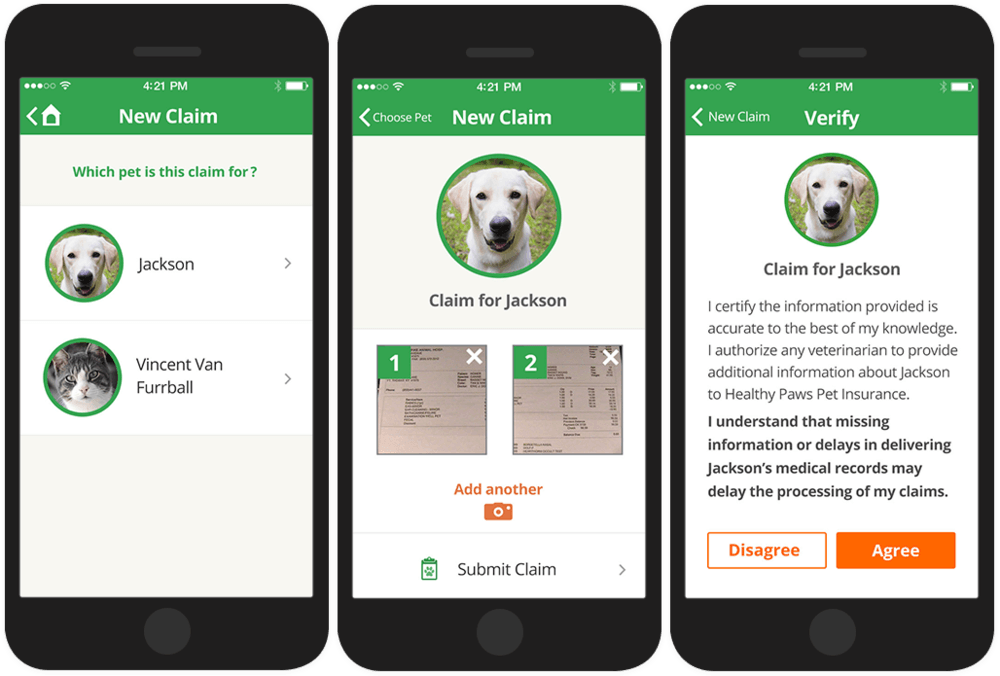 Health claim app