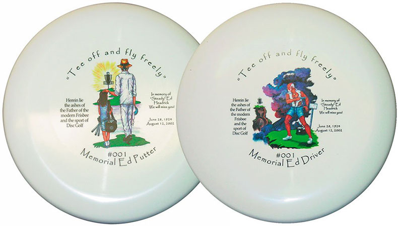 Pressed into frisbees or sports gear